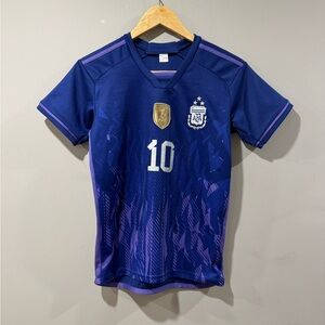 Argentina AFA Messi No. 10 2022 FIFA World Cup Soccer Football Jersey